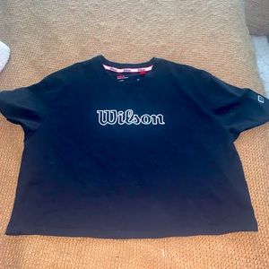 New edition Wilson brand cropped tshirt
